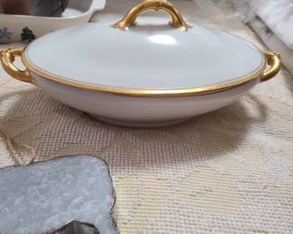 Ironstone casserole lidded dishes