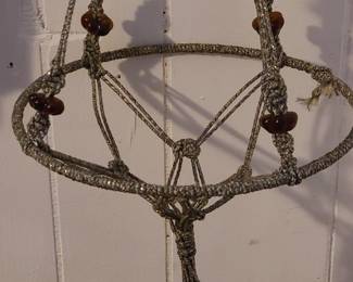 Gorgeous blown glass plant holder