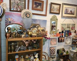 Art, metal, tins, etc.