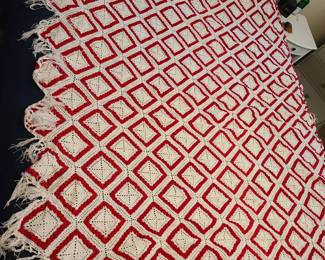 Crochet coverlet