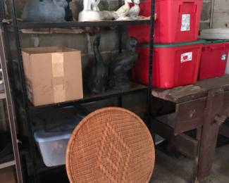 folding wicker table