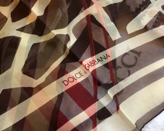 Dolce Gabbana , silk scarfs
