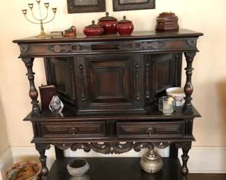 Jacobean Revival Side Cupboard