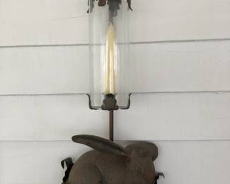 rabbit sconce one of the pair