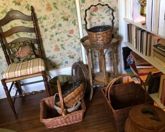 baskets, wicker