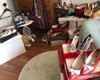 beautiful vintage shoe collection