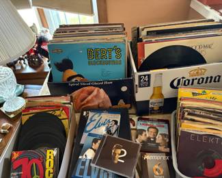 . . . vintage albums and 45's