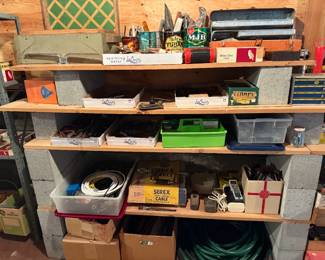 Nuts and Bolts, Water Houses, Hand Tools, etc.