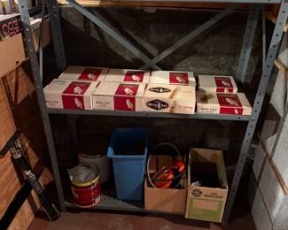 Cigar boxes with Nut and Bolts, Drill and Hardware parts.