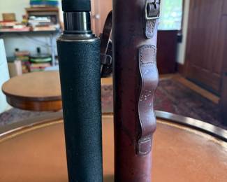 Vintage Bausch and Lomb Telescope with Leather Case