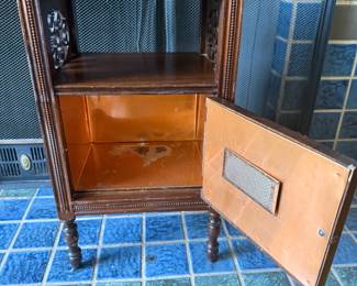 Inside view of humidor