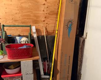 Outdoor Clothes Dryer in Box, Light Bulb Changer Pole