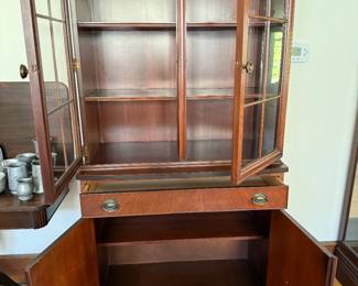 China Cabinet -showing interior