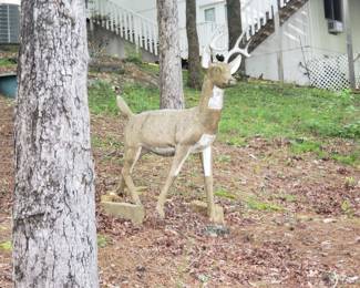 Cement deer