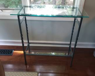 Small glass table