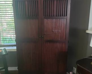 Wood cabinet