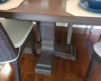 Base of rectangle table