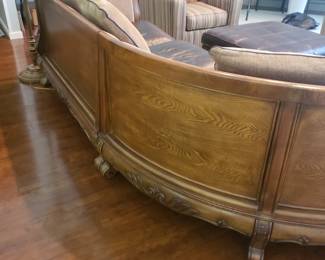 Back of sofa