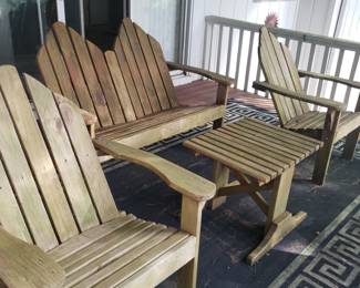 Adirondack patio set