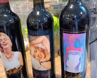 . . . an amazing collection of Marilyn Monroe wines
