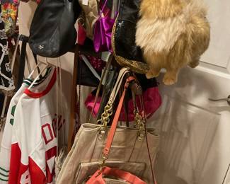 . . . name-brand purse