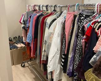 . . . more high-end women's clothing
