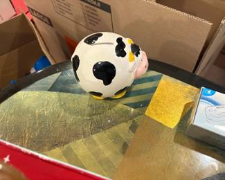 . . . cow "piggy" bank