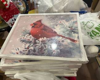 . . . and lots of cardinal art