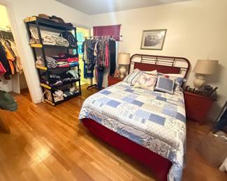 bedroom set, clothing 