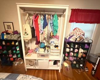 tons of craft supplies 