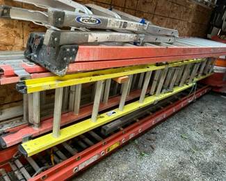 Ladders, Werner, aluminum ladders, fiberglass ladders.