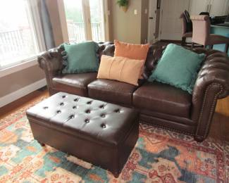 Nice leather couch