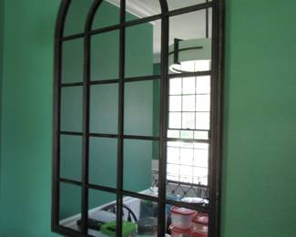 Metal frame and grid mirror