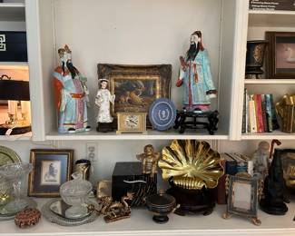 Asian ceramic statues