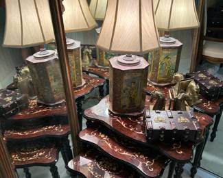 Set French design nesting tables