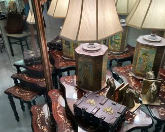 Set 3 French style nesting tables