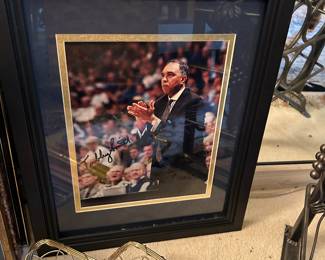 Signed photo of Tubby Smith