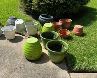 Many pots