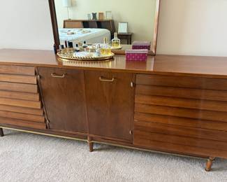 Mod Lowboy Dresser, american of martinsville dresser