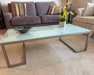 Metal Glass Coffee Table