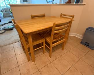 Wood Kitchen Table
