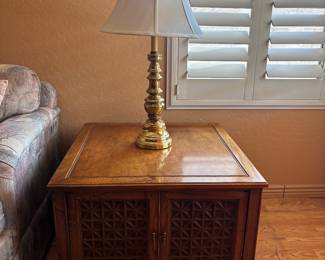 Walnut MCM side table