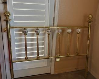 Vintage Brass Headboard
