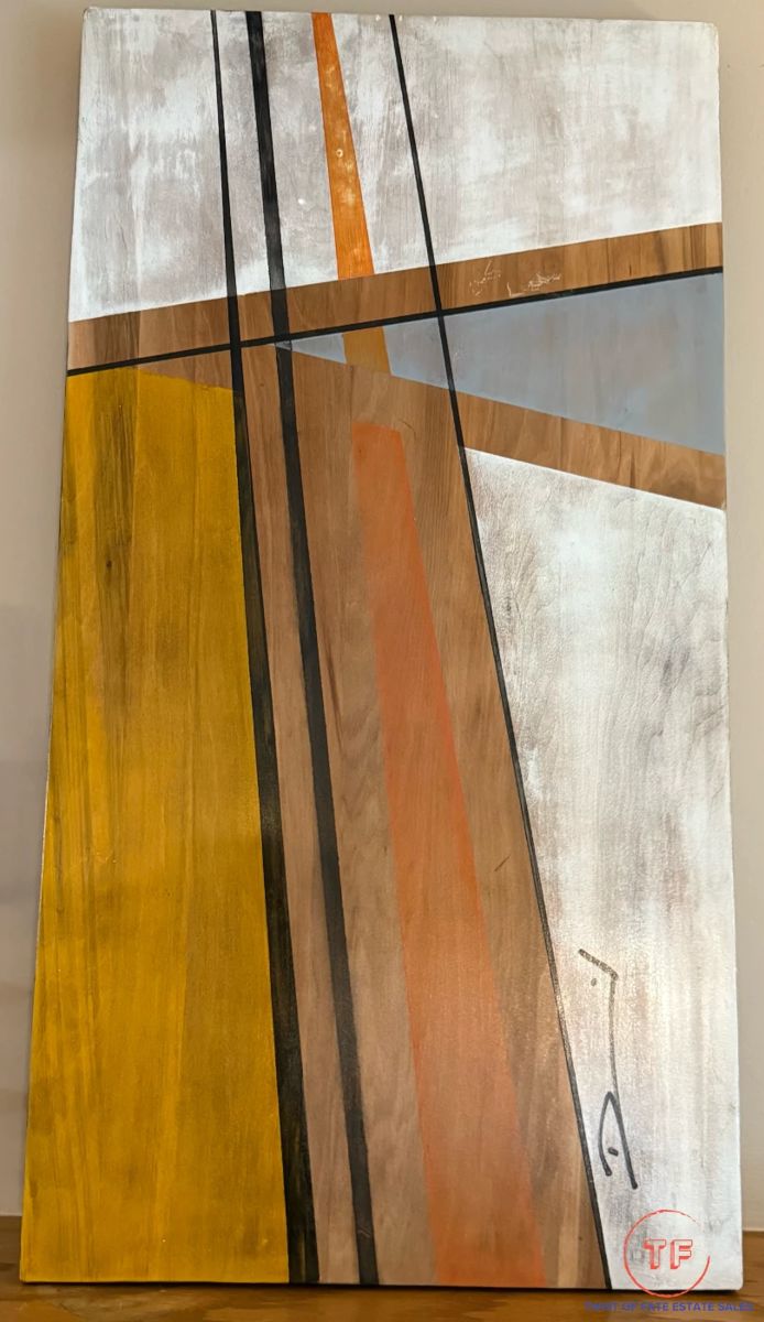 Original Oil on Board "Autobahn" by DAVID RULE