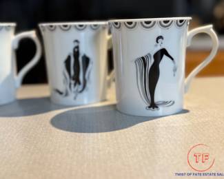 ERTE Coffee Mugs by Seymour Mann