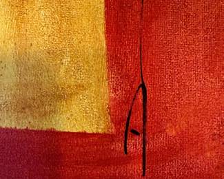 Original Oil on Canvas "I Confess" by DAVID RULE