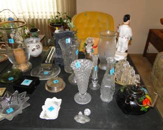 Cutware, glassware, and teaware
