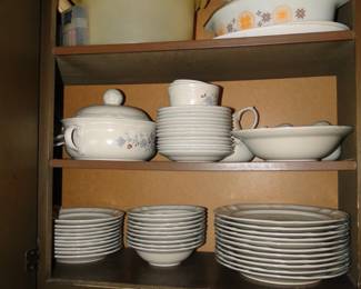 More dishes and platters and thing