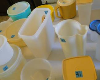 More and more Tupperware, in fact we dedicated a whole table to these