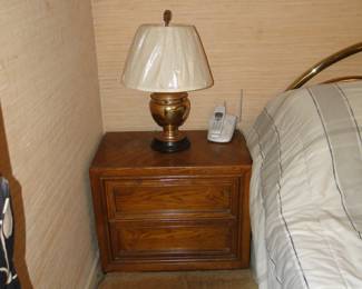 And there you have it, the second Brass Lamp, and side table